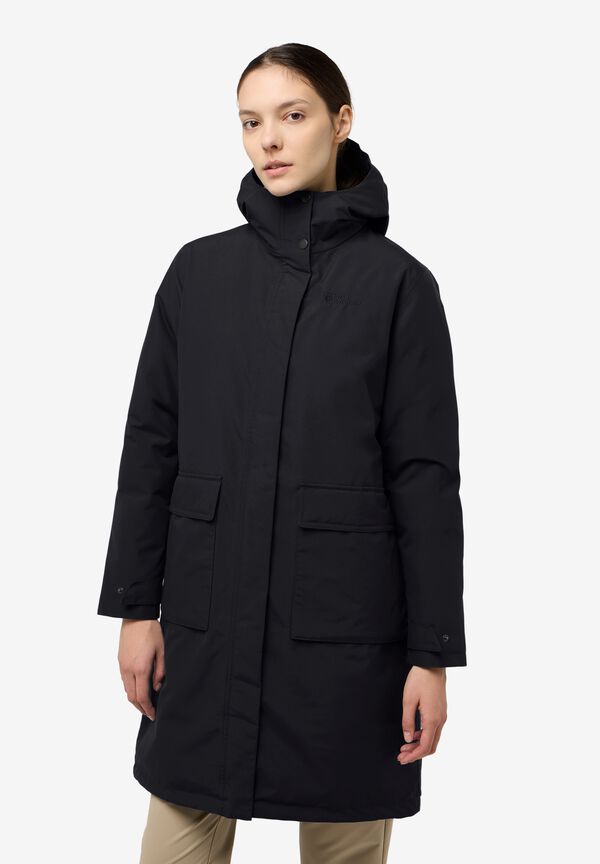 WINTERTOR COAT W RDS black S Wasserdichter Wintermantel Damen