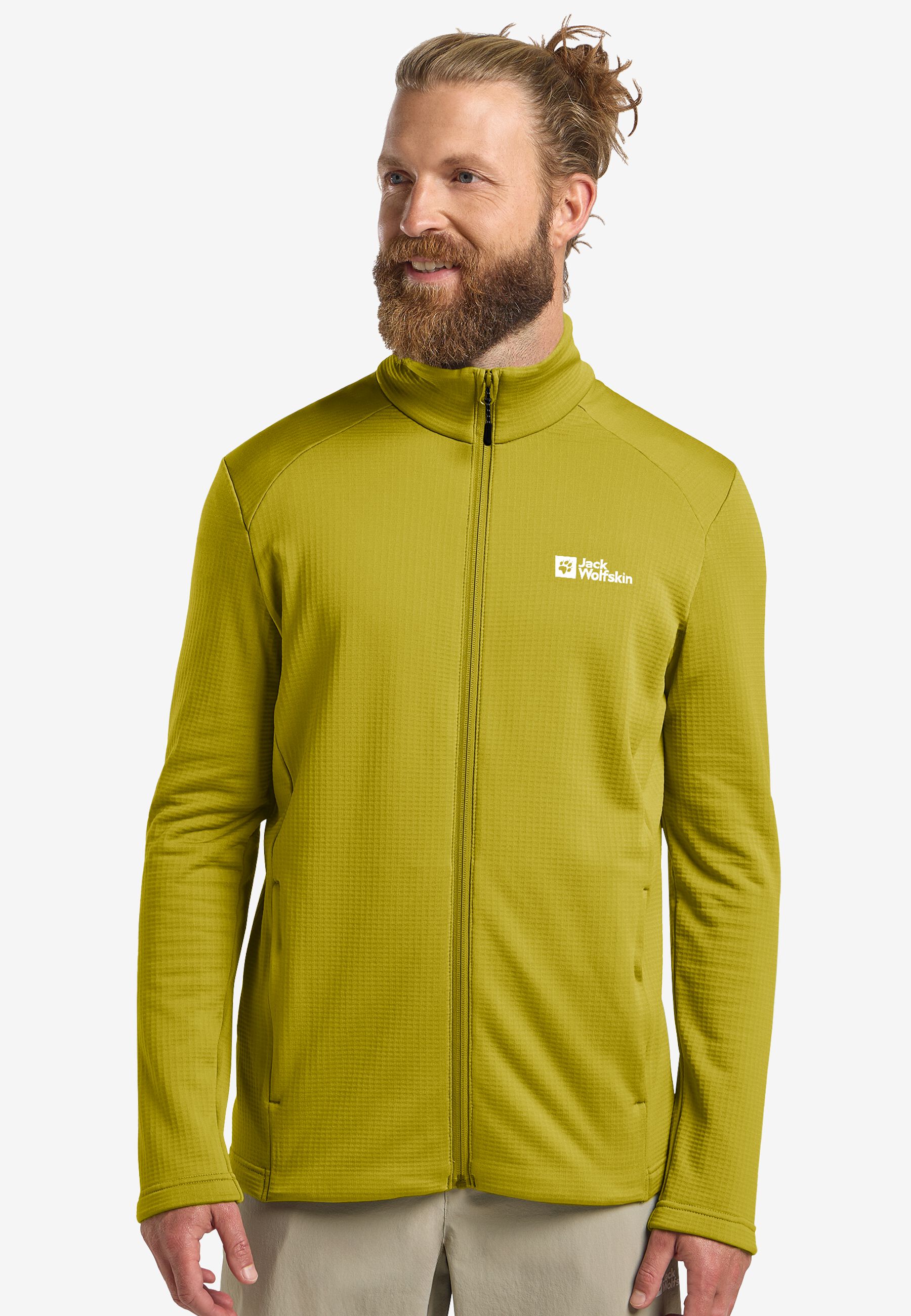 KOLBENBERG FZ M peat XL Vestes en polaire hommes – JACK WOLFSKIN