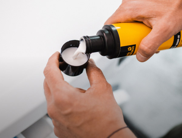 Produits d'entretien en cours d’utilisation