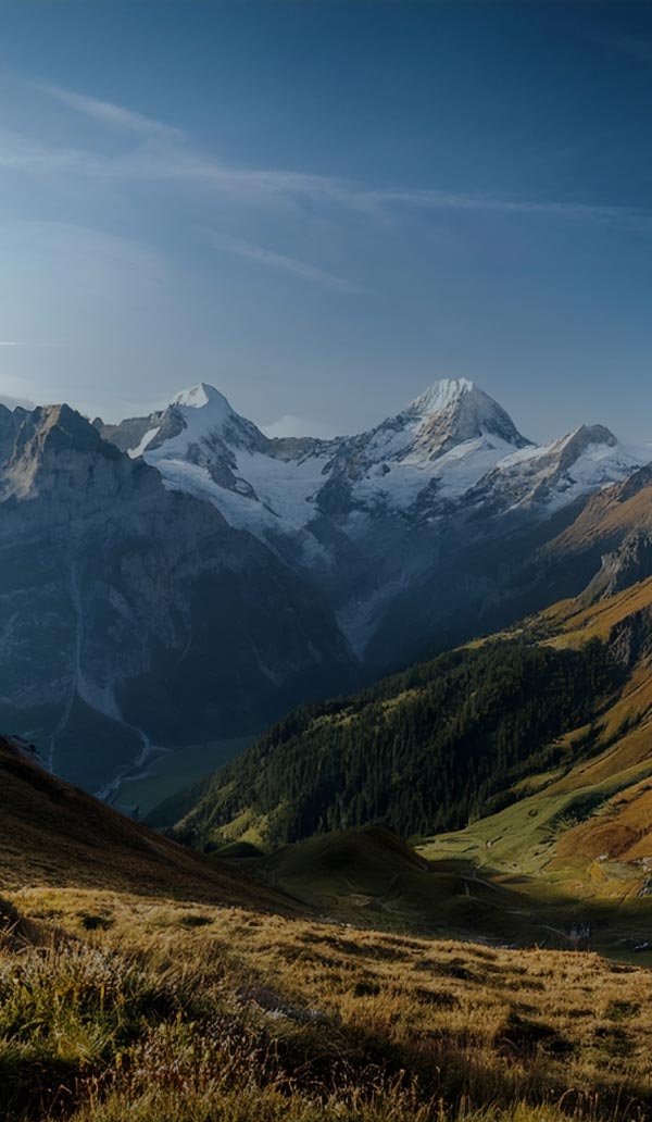 Eindrucksvolle Berglandschaft